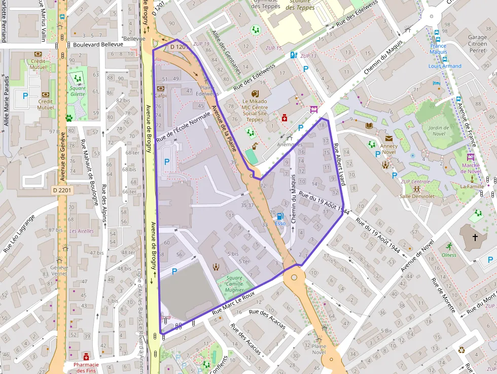 Appartement 61 m² trois pièces à vendre à Annecy