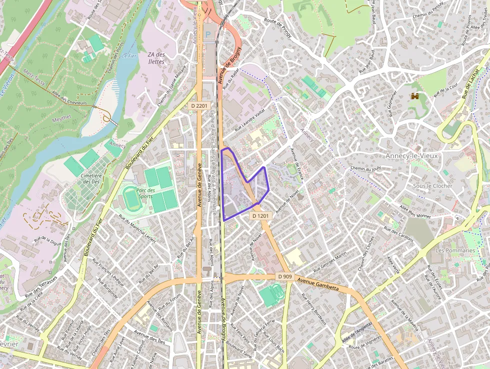 Appartement 61 m² trois pièces à vendre à Annecy