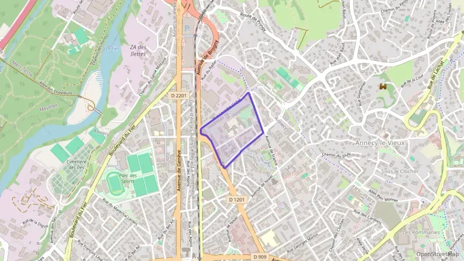 Appartement 46 m² deux pieces à vendre à Annecy