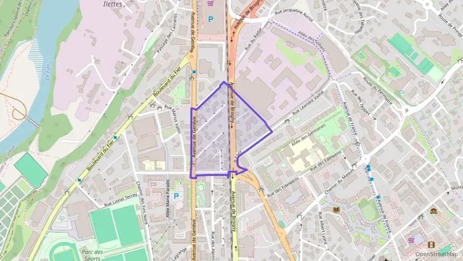 Appartement 43 m² deux pieces à vendre à Annecy