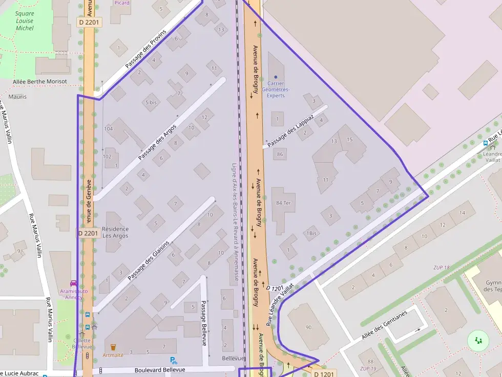 Appartement 43 m² deux pieces à vendre à Annecy