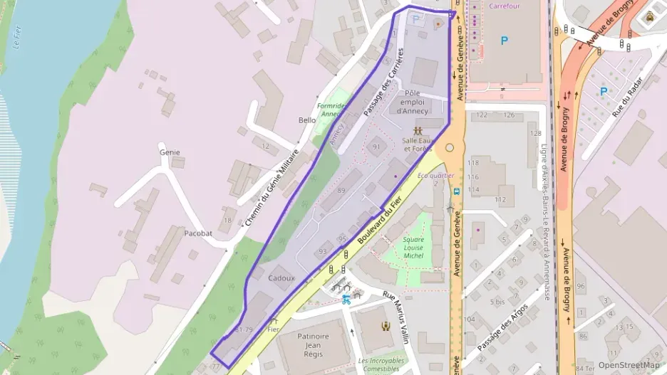 Appartement 50 m² trois pièces à vendre à Annecy