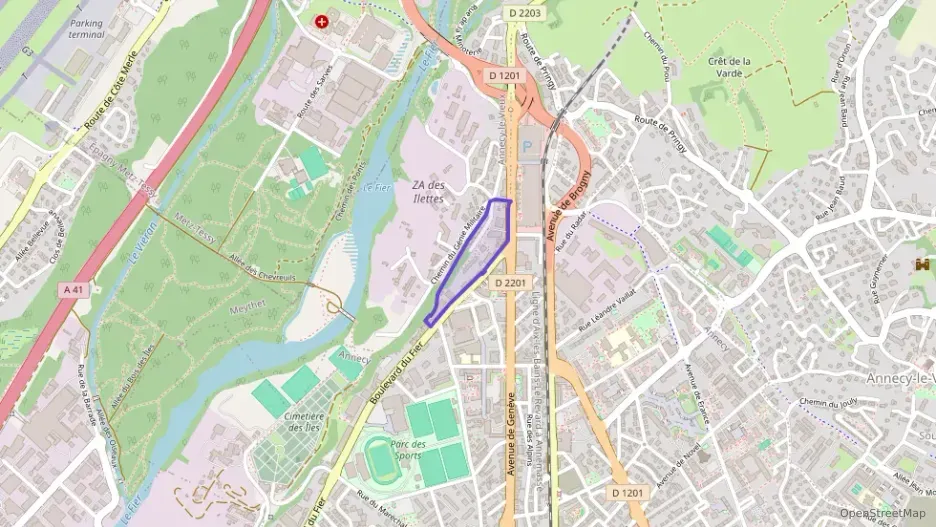 Appartement 50 m² trois pièces à vendre à Annecy