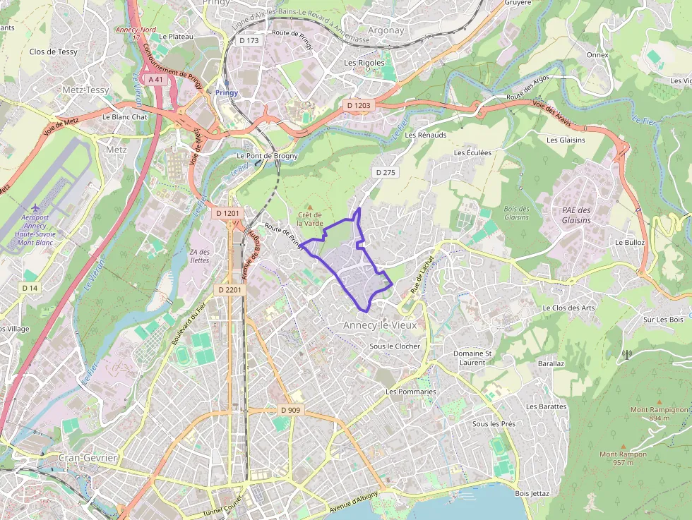 Appartement 64 m² trois pièces à vendre à Annecy