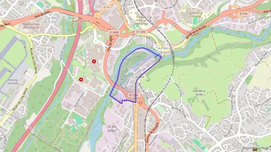 Appartement 45 m² deux pieces à vendre à Annecy