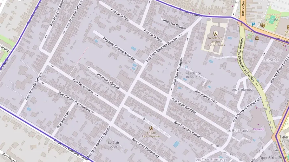 Appartement 43 m² deux pieces à vendre à Rochefort Appartement 43 m² deux pieces à vendre à Rochefort