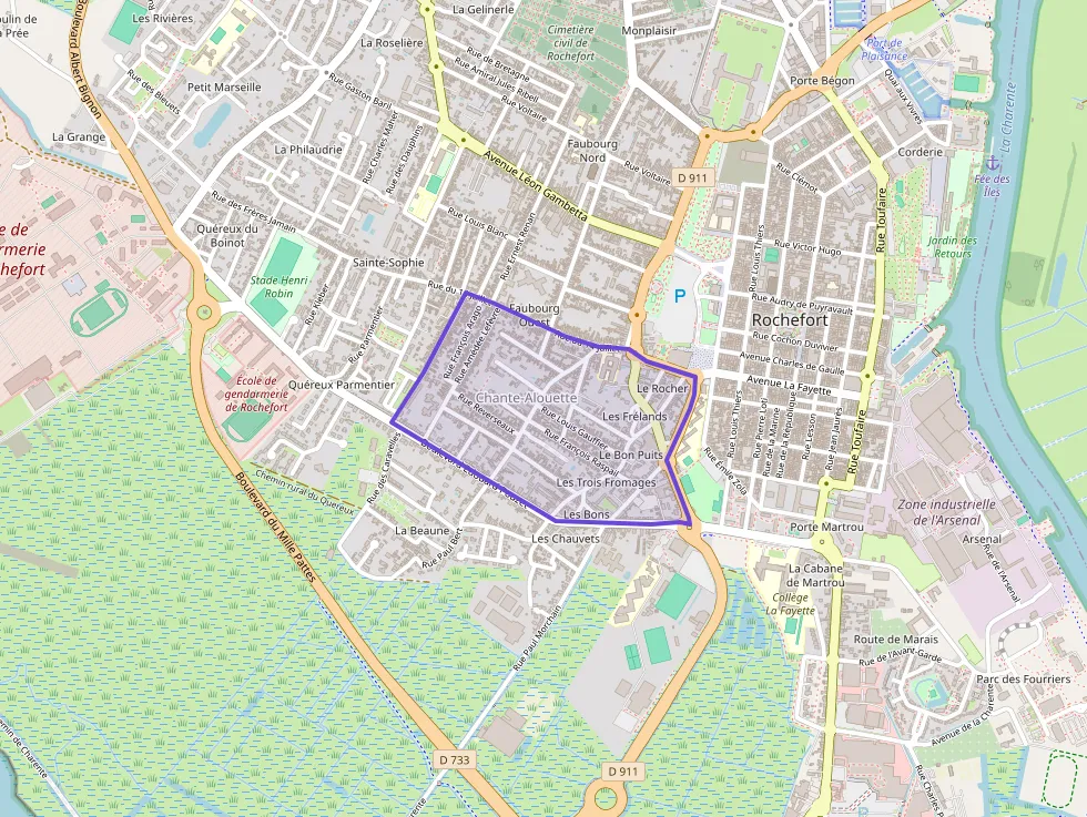 Appartement 43 m² deux pieces à vendre à Rochefort