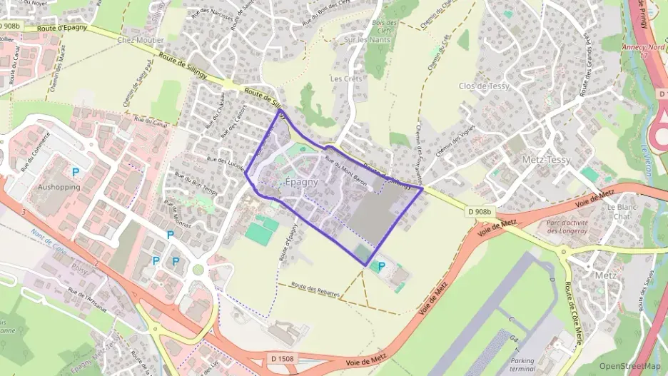 Appartement 63 m² trois pièces à vendre à Épagny Metz-Tessy