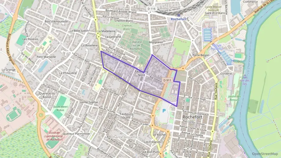 Appartement 40 m² une piece à vendre à Rochefort Appartement 40 m² une piece à vendre à Rochefort