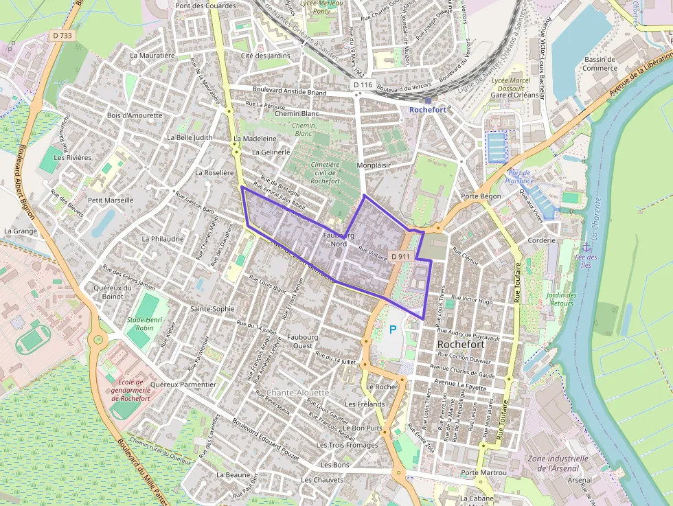 Appartement 95 m² quatre pièces à vendre à Rochefort