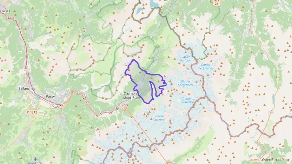 Appartement 61 m² trois pièces à vendre à Chamonix-Mont-Blanc