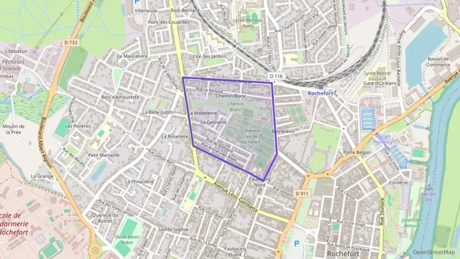 Appartement 47 m² trois pièces à vendre à Rochefort Appartement 47 m² trois pièces à vendre à Rochefort