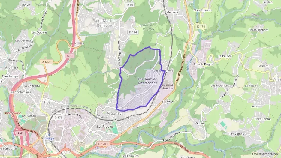 Appartement 43 m² deux pieces à vendre à Argonay