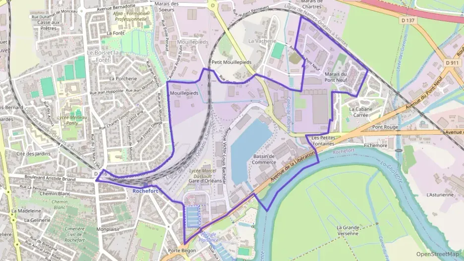 Appartement 57 m² trois pièces à vendre à Rochefort