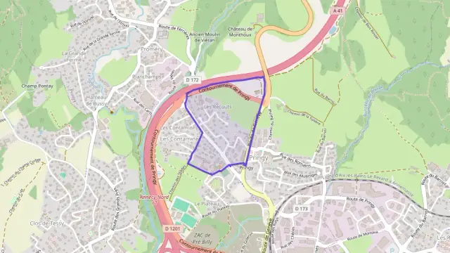 Appartement 45 m² deux pieces à vendre à Annecy