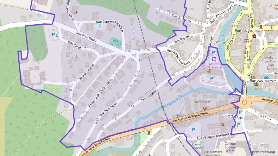 Appartement 50 m² deux pieces à vendre à Aubusson Appartement 50 m² deux pieces à vendre à Aubusson