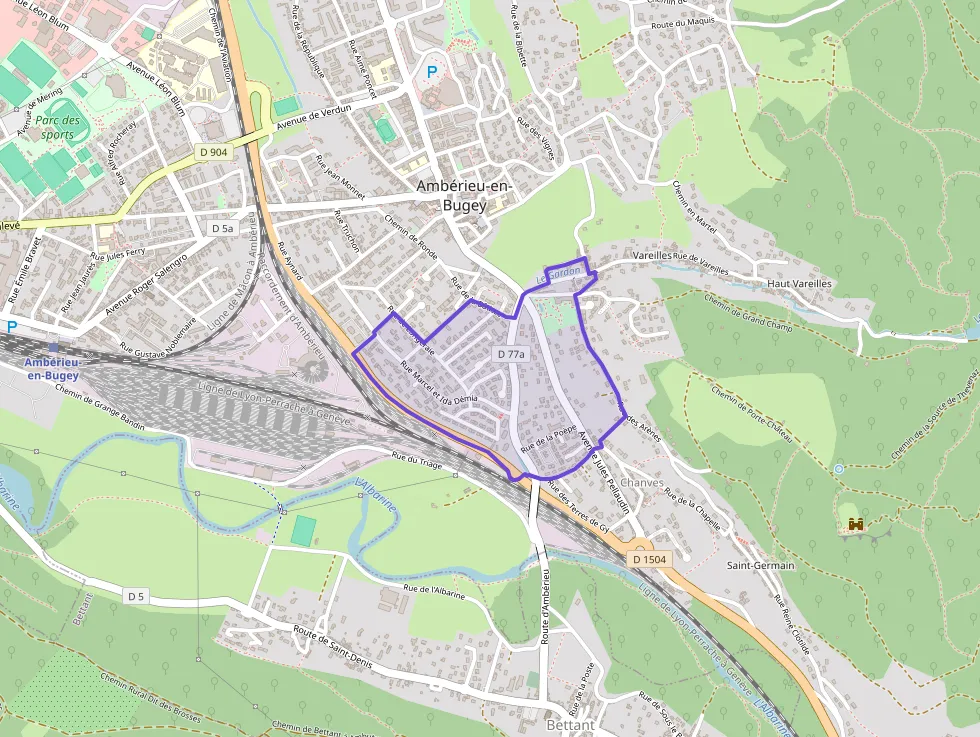 Appartement 78 m² quatre pièces à vendre à Ambérieu-en-Bugey