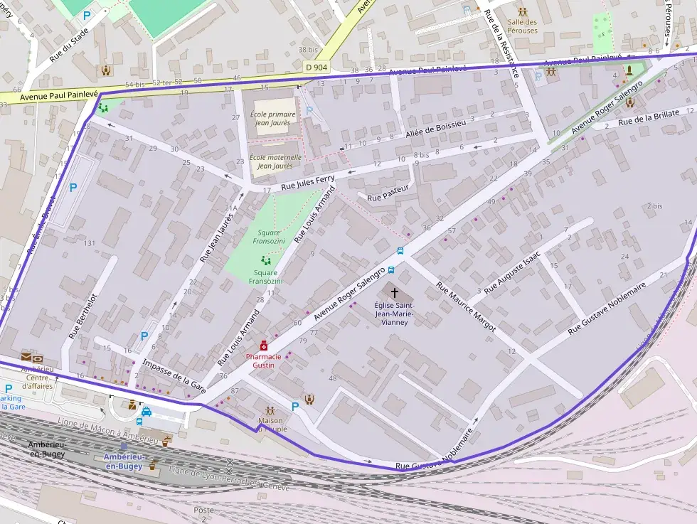 Appartement 64 m² trois pièces à vendre à Ambérieu-en-Bugey