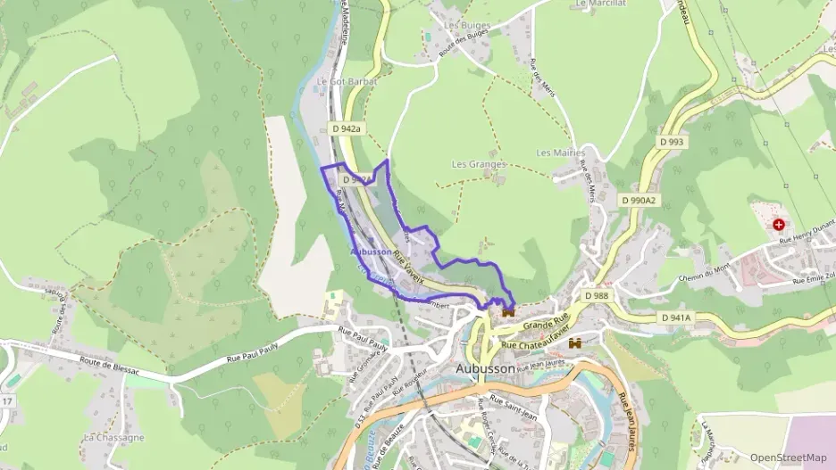 Appartement 70 m² trois pièces à vendre à Aubusson Appartement 70 m² trois pièces à vendre à Aubusson