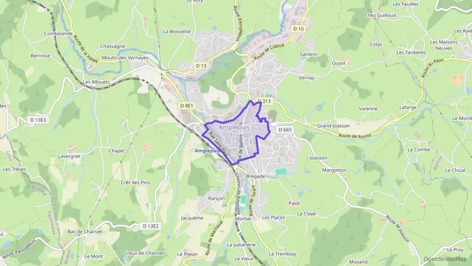 Appartement 58 m² deux pieces à vendre à Amplepuis Appartement 58 m² deux pieces à vendre à Amplepuis