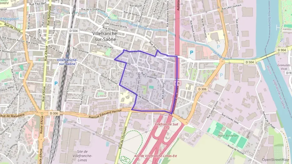 Appartement 85 m² quatre pièces à vendre à Villefranche-sur-Saône