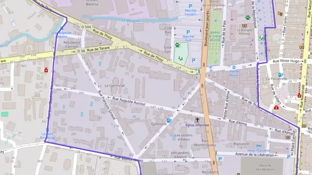 Appartement 90 m² quatre pièces à vendre à Villefranche-sur-Saône