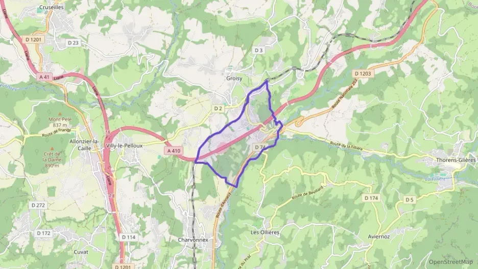 Appartement 92 m² quatre pièces à vendre à Groisy Appartement 92 m² quatre pièces à vendre à Groisy