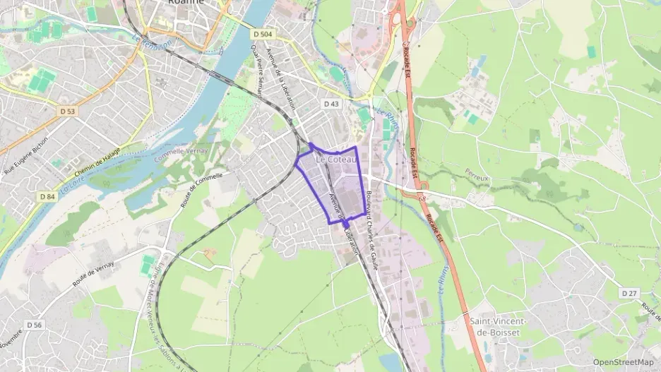 Appartement 56 m² trois pièces à vendre à Le Coteau