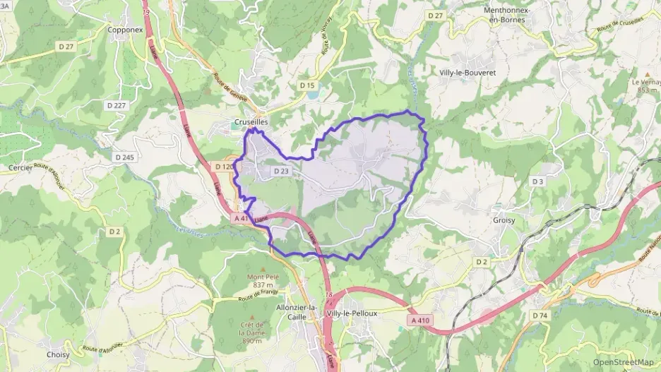 Appartement 63 m² trois pièces à vendre à Cruseilles