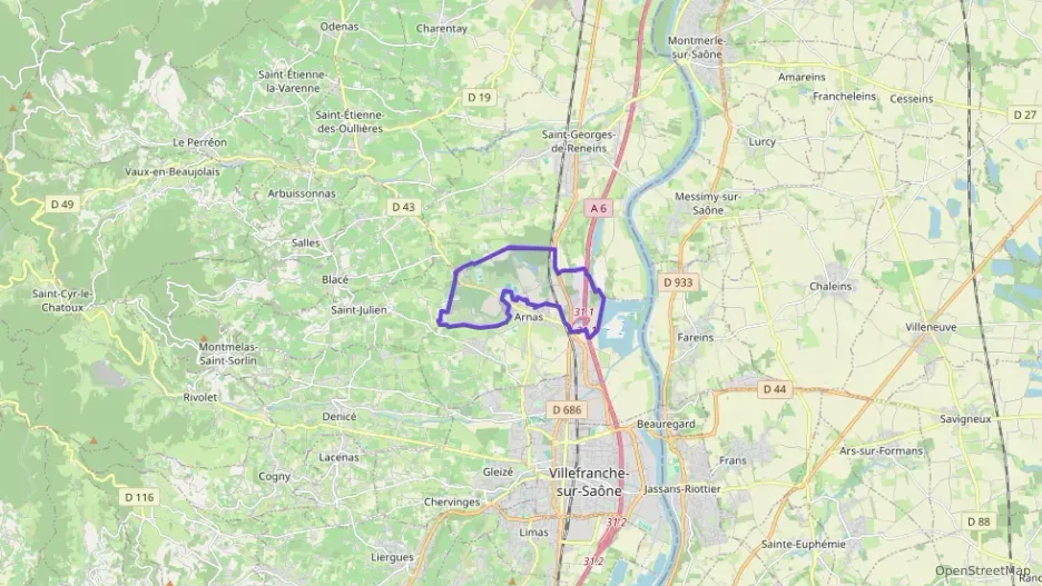 Appartement 62 m² trois pièces à vendre à Arnas