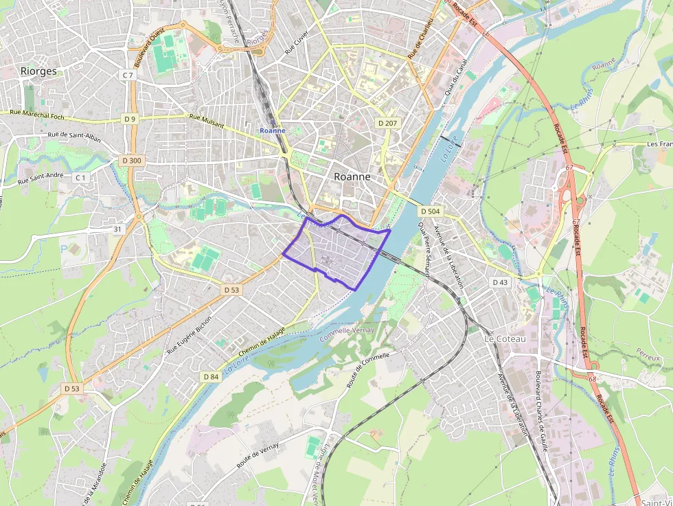 Appartement 55 m² deux pieces à vendre à Roanne