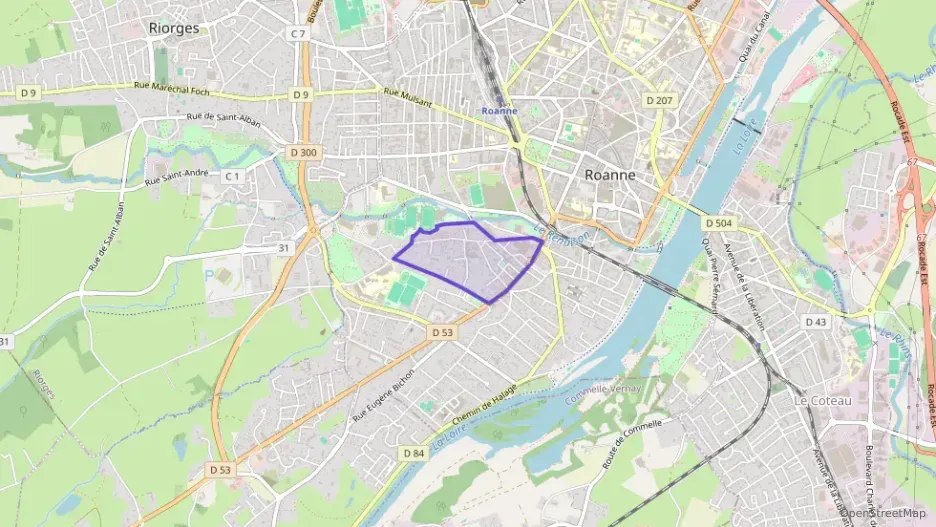 Appartement 56 m² deux pieces à vendre à Roanne