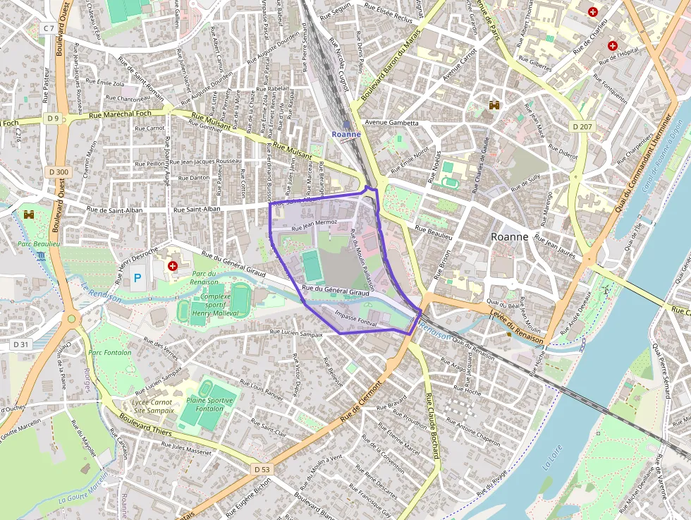 Appartement 55 m² deux pieces à vendre à Roanne