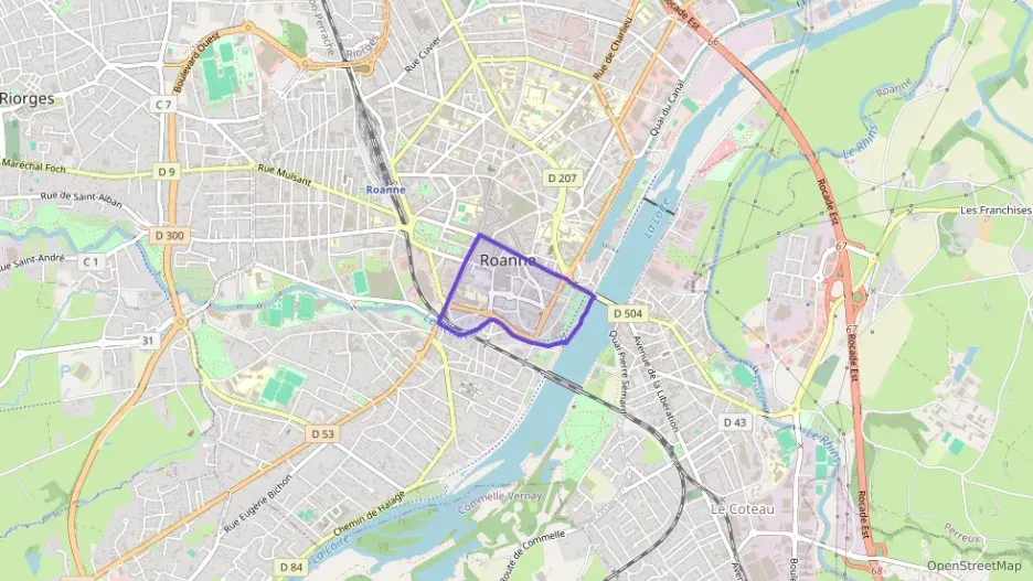 Appartement 85 m² trois pièces à vendre à Roanne