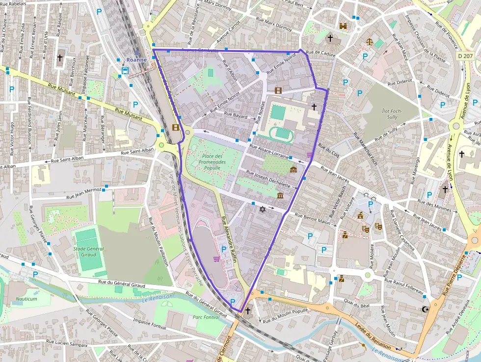 Appartement 74 m² trois pièces à vendre à Roanne