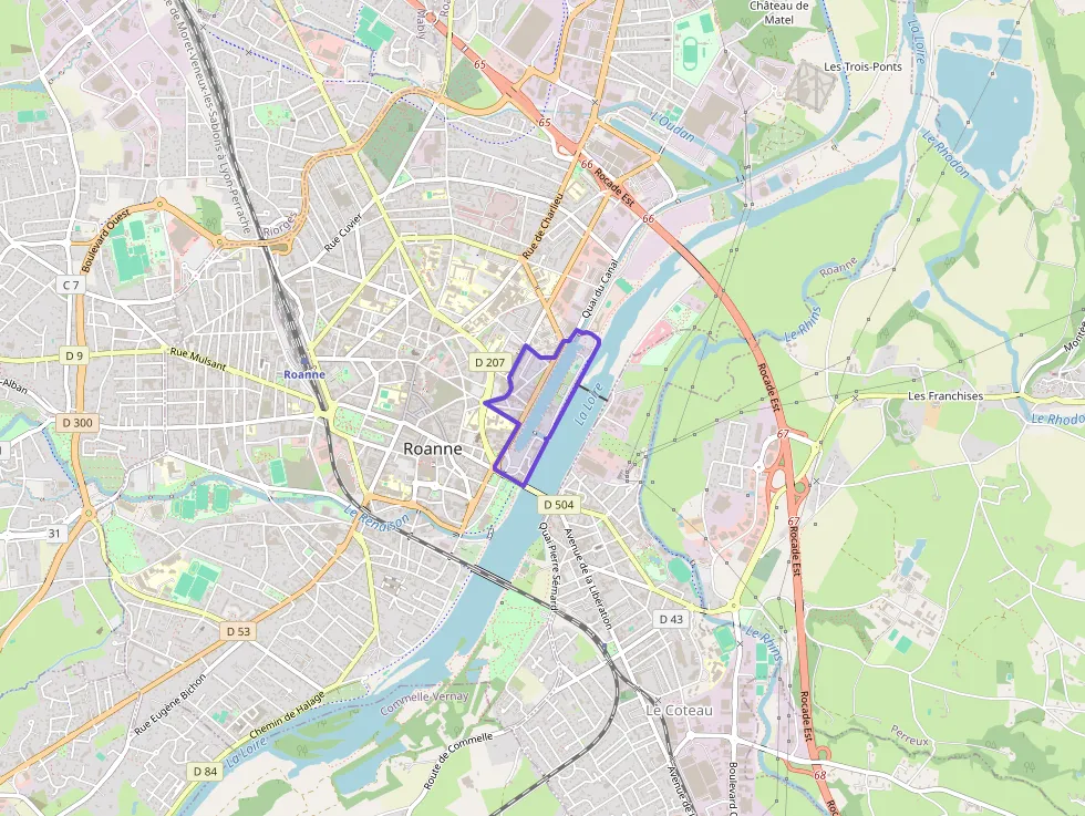 Appartement 64 m² trois pièces à vendre à Roanne