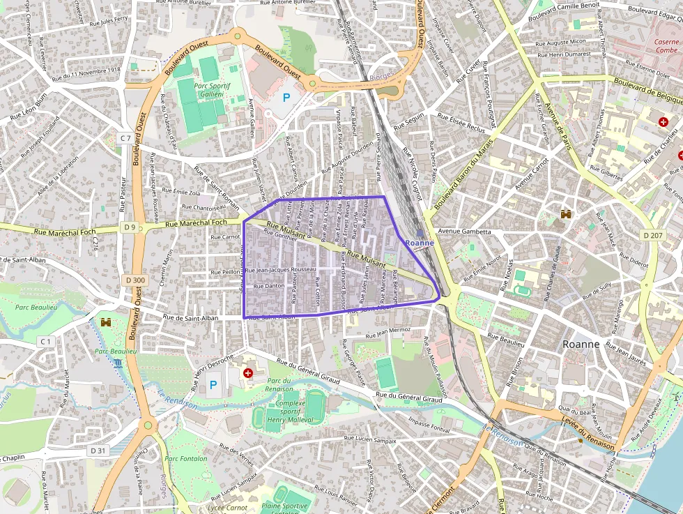 Appartement 70 m² deux pieces à vendre à Roanne