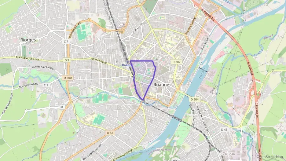 Appartement 90 m² quatre pièces à vendre à Roanne