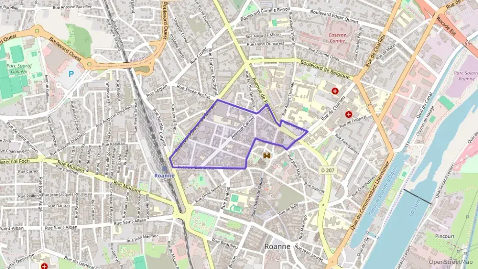 Appartement 107 m² quatre pièces à vendre à Roanne