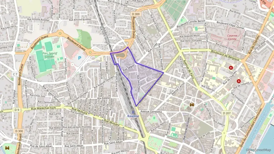 Appartement 60 m² quatre pièces à vendre à Roanne