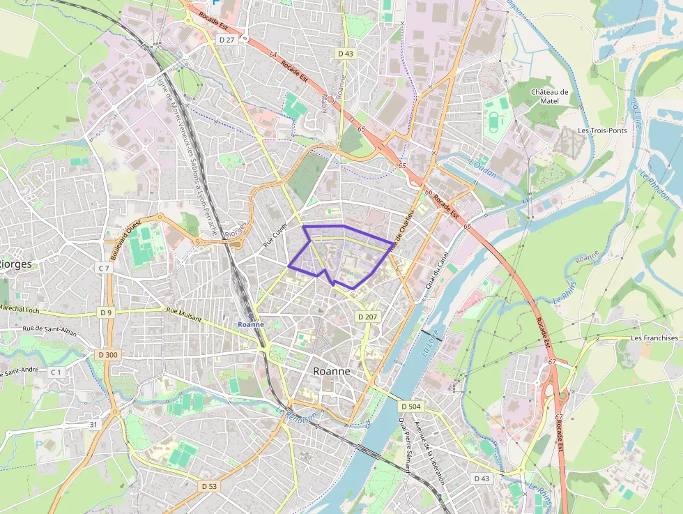 Appartement 40 m² deux pieces à vendre à Roanne