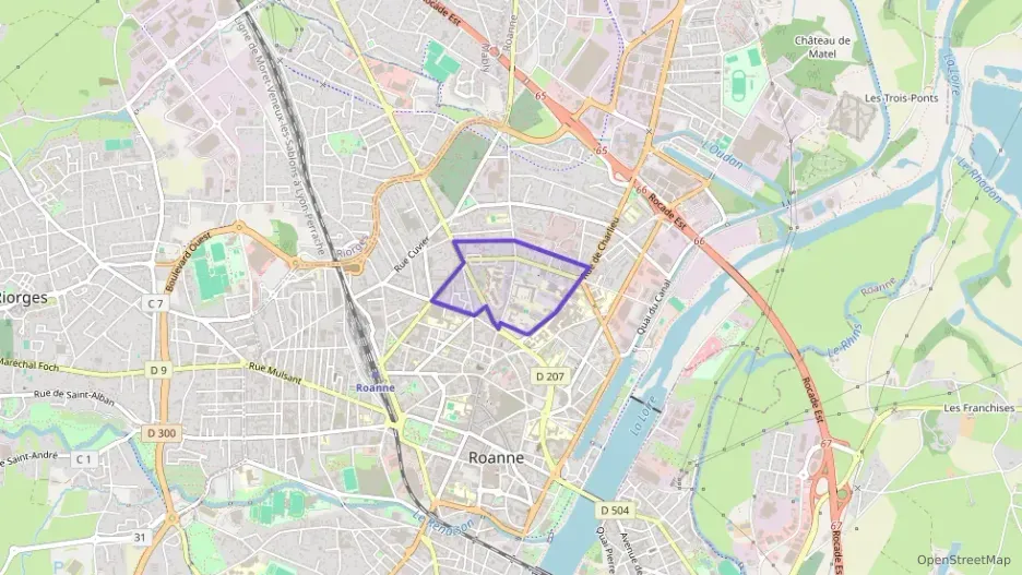 Appartement 30 m² une piece à vendre à Roanne Appartement 30 m² une piece à vendre à Roanne