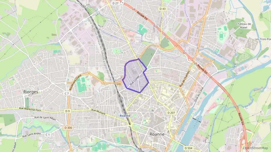 Appartement 49 m² deux pieces à vendre à Roanne