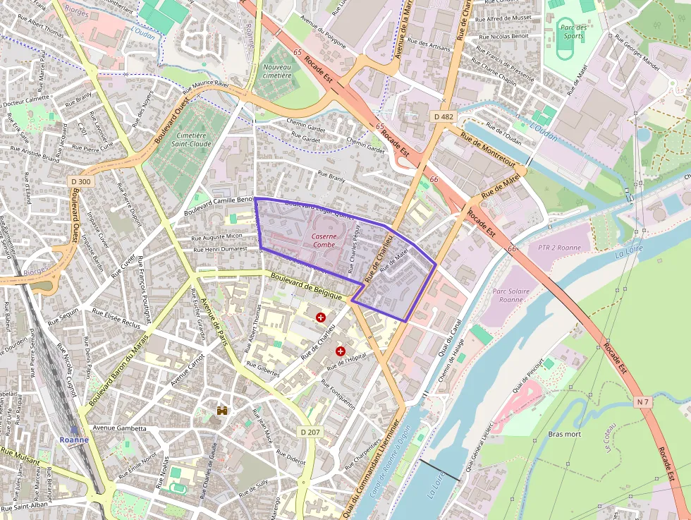 Appartement 55 m² trois pièces à vendre à Roanne