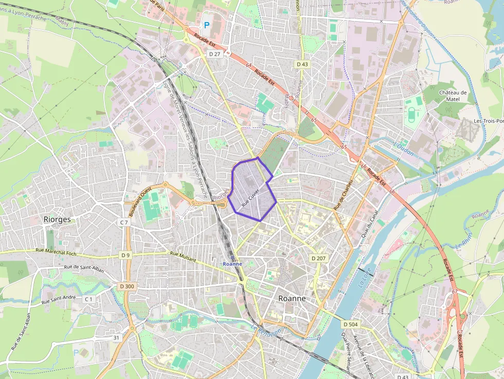 Appartement 44 m² deux pieces à vendre à Roanne