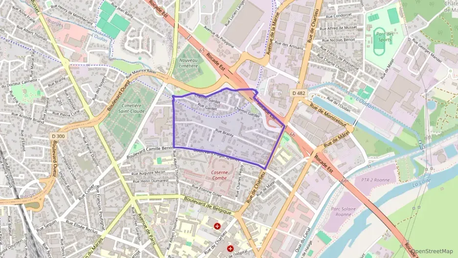 Appartement 43 m² deux pieces à vendre à Roanne