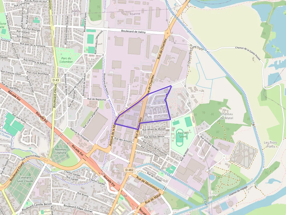 Appartement 58 m² trois pièces à vendre à Roanne