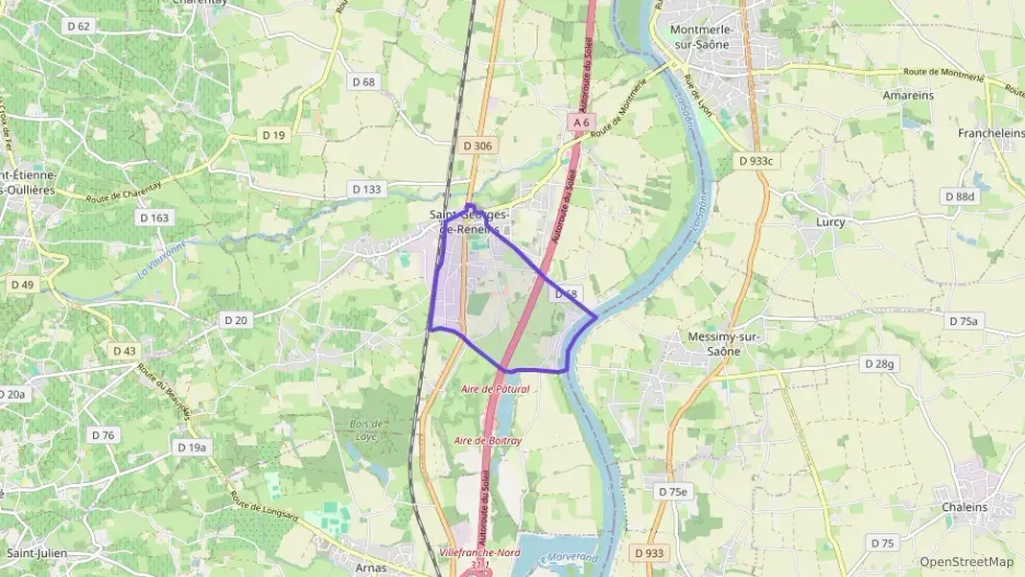 Appartement 87 m² trois pièces à vendre à Saint-Georges-de-Reneins