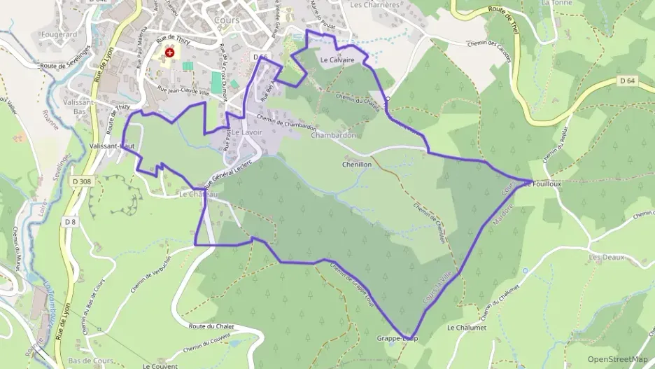 Appartement 90 m² quatre pièces à vendre à Cours Appartement 90 m² quatre pièces à vendre à Cours