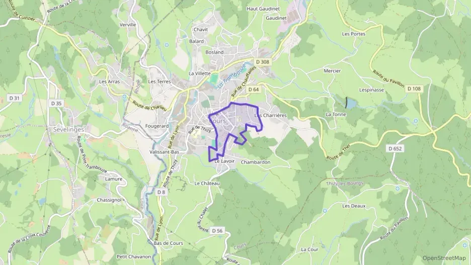 Appartement 50 m² quatre pièces à vendre à Cours